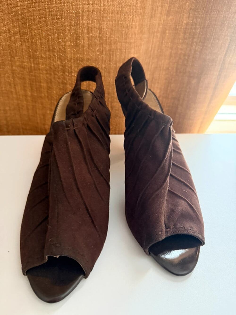 3 for $9  Cato Brown Sling Back Pump Brown 8 wide 184
